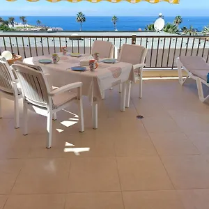  Apartment Ocean View Teneriffa Süd, Gigantes, Komplex Tamara, Fewo, 2sz, 2db, Meerblick, Große Sonnenterrasse